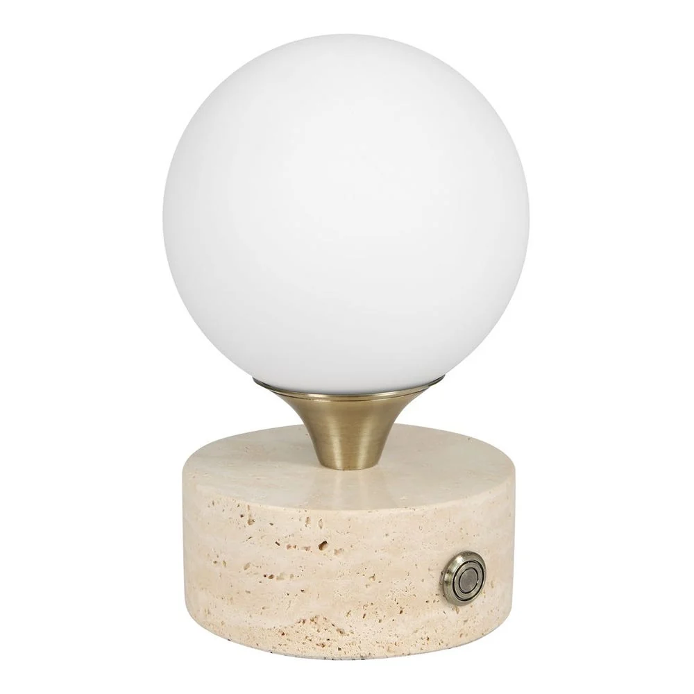 Uttermost Abril Glass Globe Rechargable Accent Lamp - Image 6