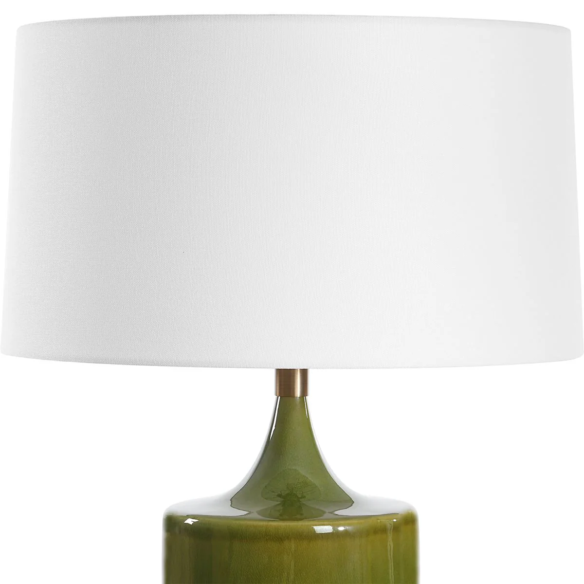 Uttermost Adela Crackled Moss Green Table Lamp - Image 5