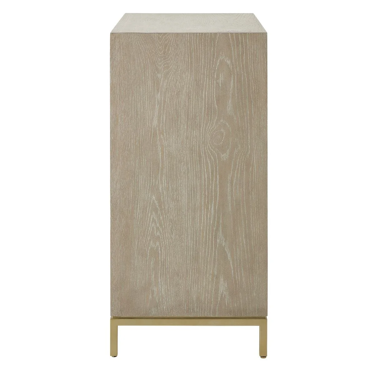Uttermost Alessia 2 Door Cerused Finish Oak Cabinet - Image 4