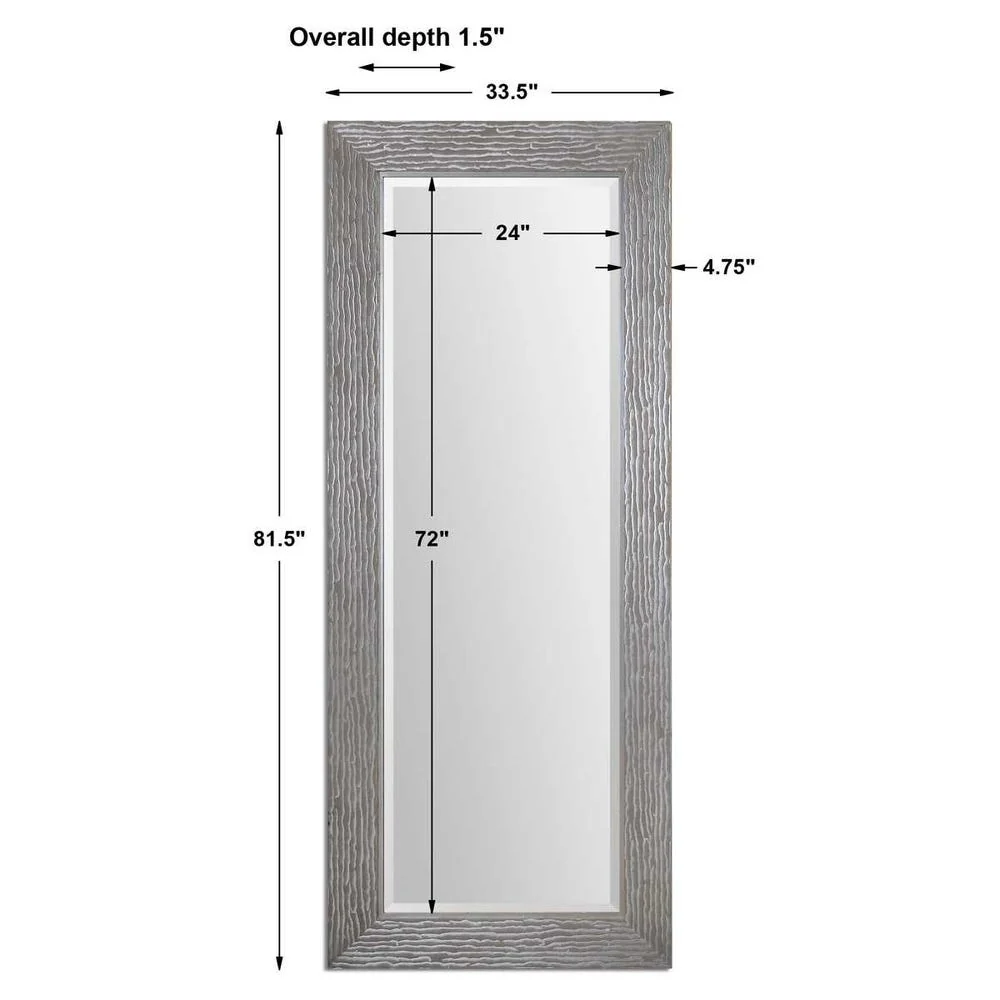 Uttermost Amadeus Metallic Silver Mirror - Image 3