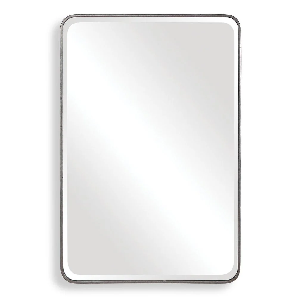 Uttermost Aramis Distressed Silver Leaf Rectangular Mirror - Image 4