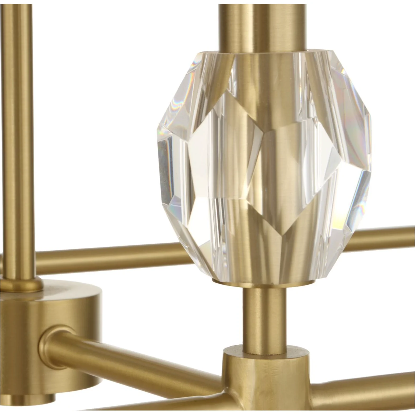 Uttermost Arques Warm Natural Brass Chandelier ~ 8 Lt - Image 10