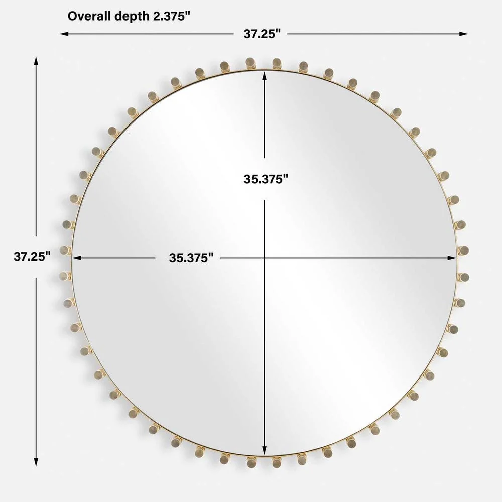 Uttermost Avelyne Round Mirror - Image 6