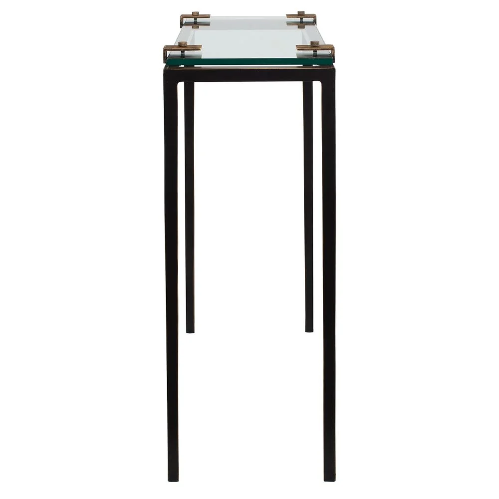 Uttermost Averona Elegant Iron Framed Accent Table - Image 3
