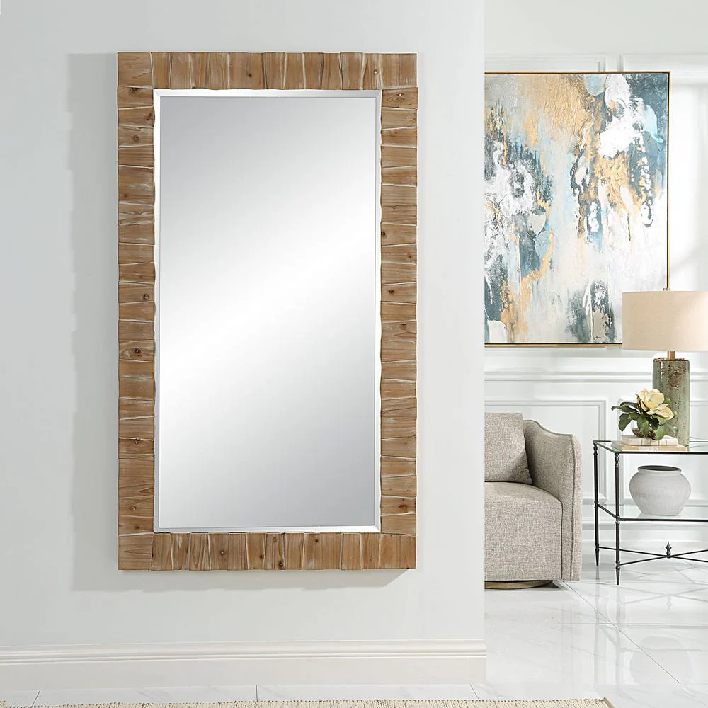 Uttermost Ayanna Coastal Light Gray Wash Mirror
