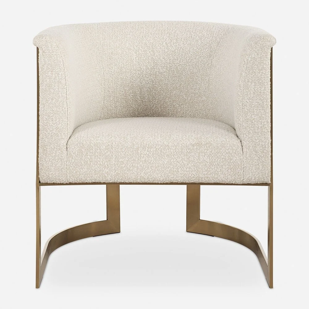 Uttermost Bellina Knubby Boucle Accent Chair - Image 3