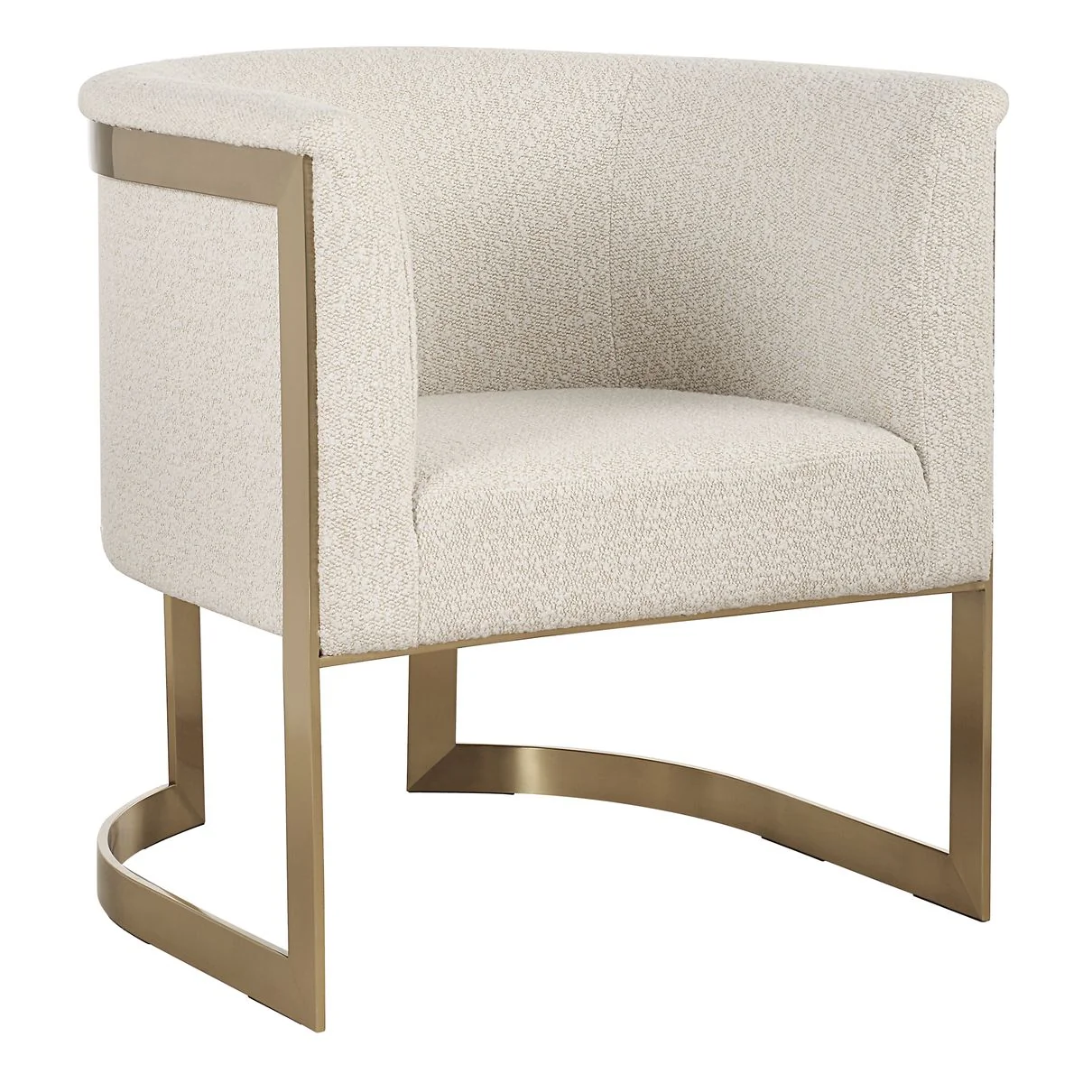 Uttermost Bellina Knubby Boucle Accent Chair - Image 4