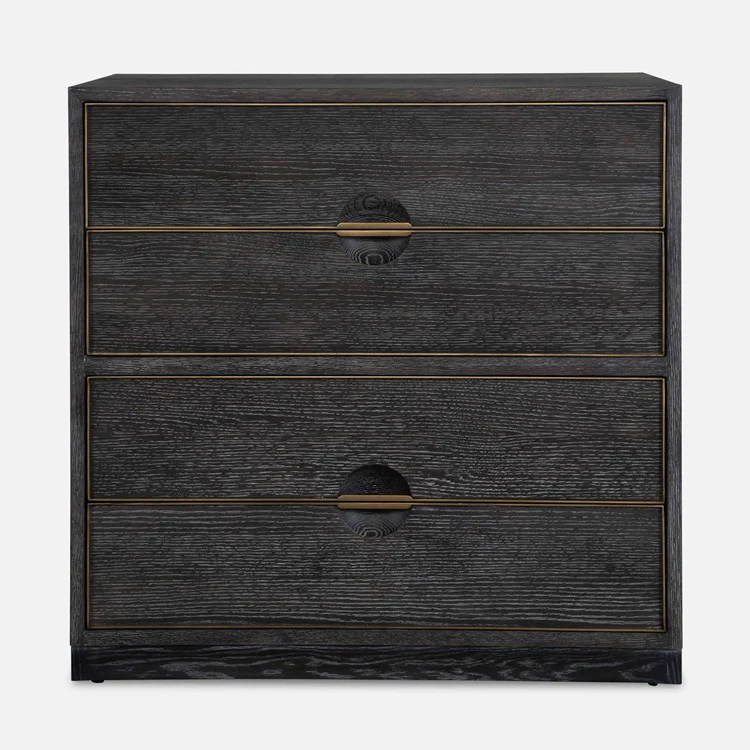 Uttermost Besos Dark Walnut 4 Drawer Chest - Image 2