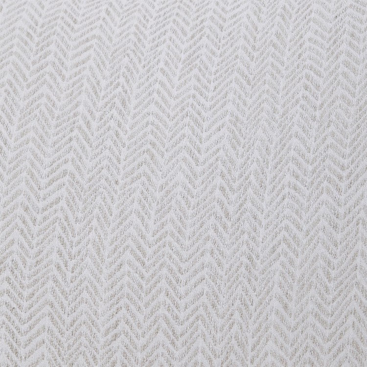 Uttermost Bev Taupe & White Chevron Performance Fabric Scandinavian Wood Accent Chair - Image 7