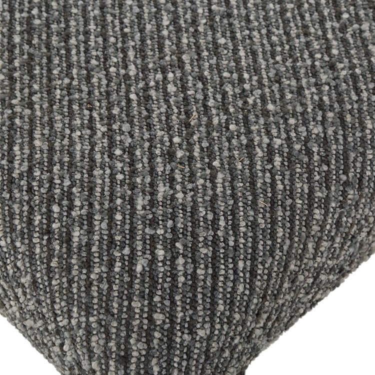 Uttermost Bowtie Charcoal Boucle Fabric Bench - Image 8