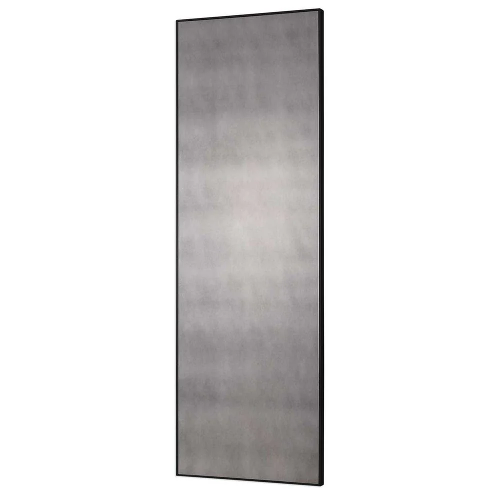 Uttermost Burwell aged Black Tall Mirror - Image 2