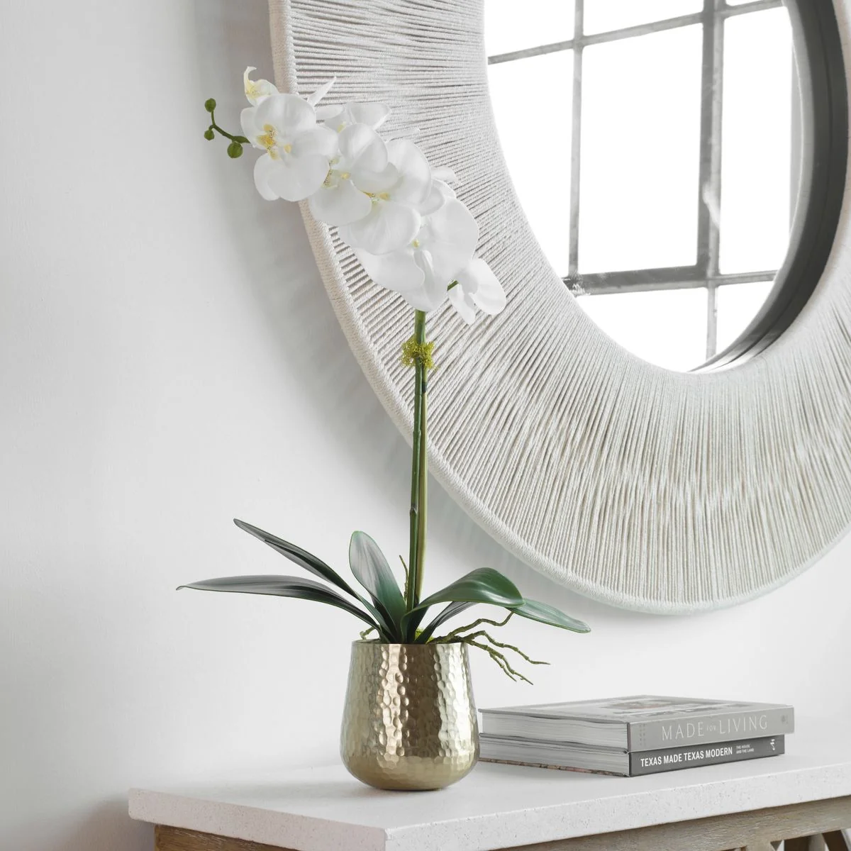 Uttermost Cami Orchid, Brass Botanicals - Image 5