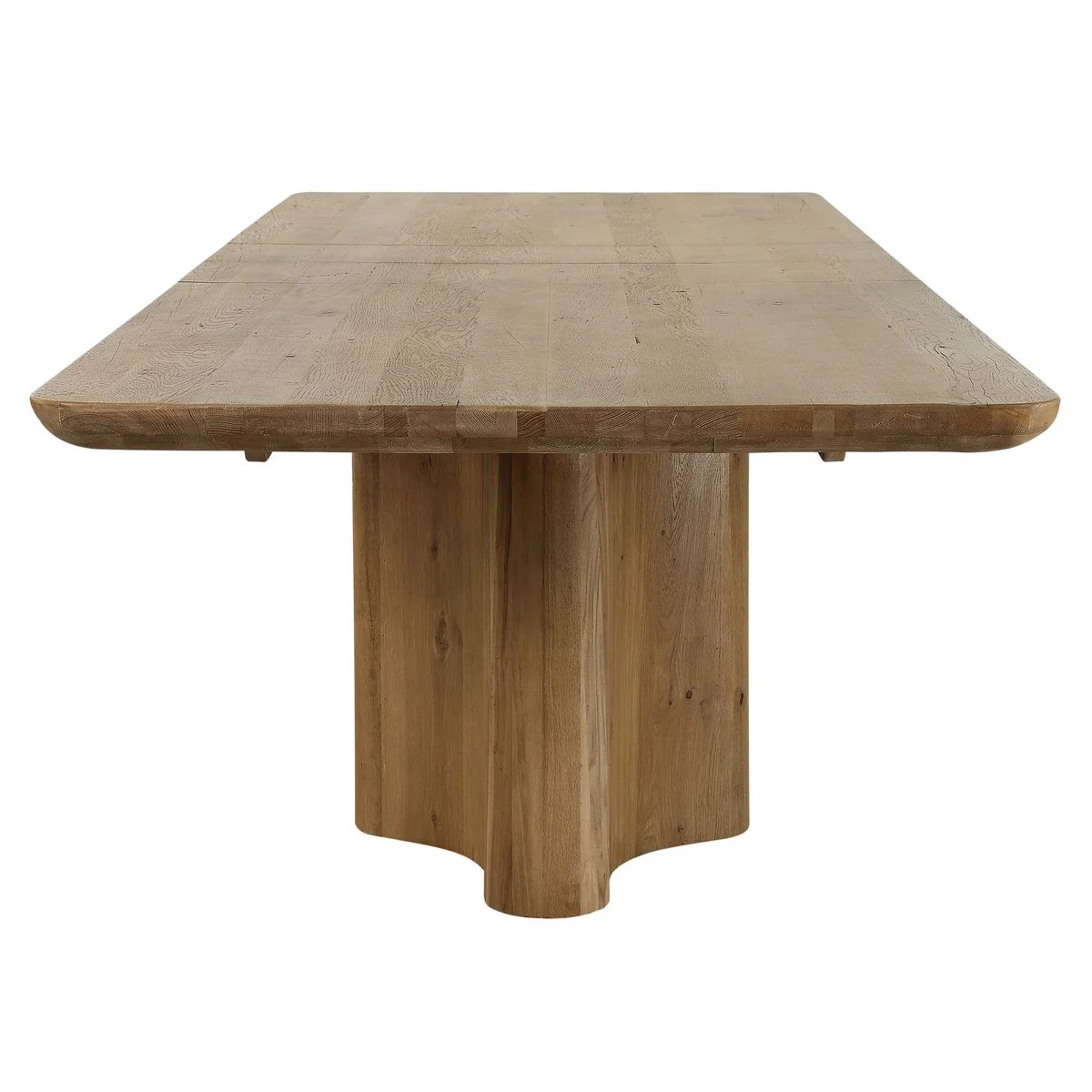 Uttermost Cecelia Reclaimed Oak Wood Extension Dining Table - Image 5