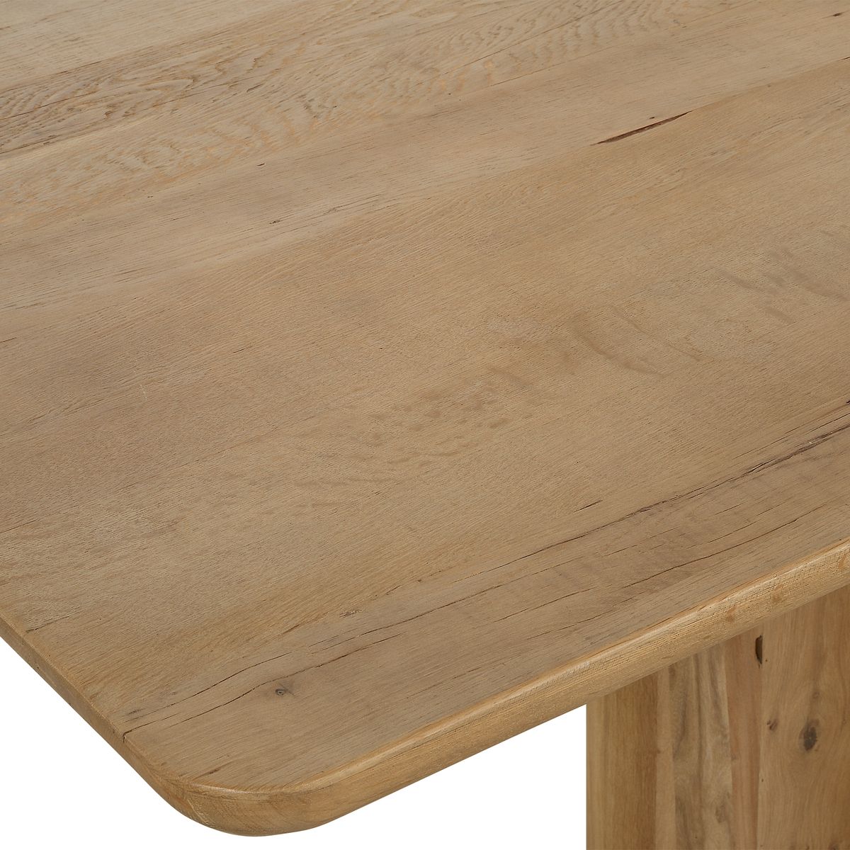 Uttermost Cecelia Reclaimed Oak Wood Extension Dining Table - Image 7