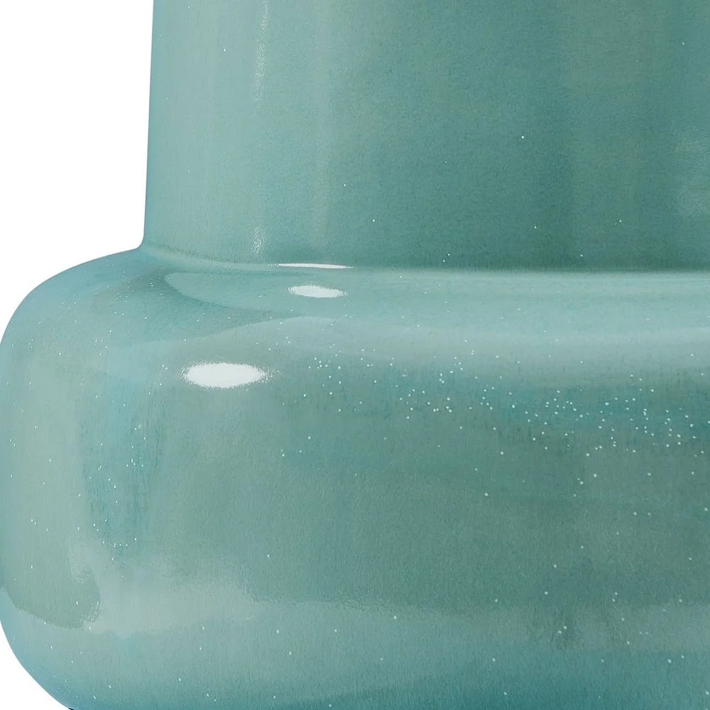 Uttermost Claudin Aqua Blue Glazed Table Lamp - Image 6