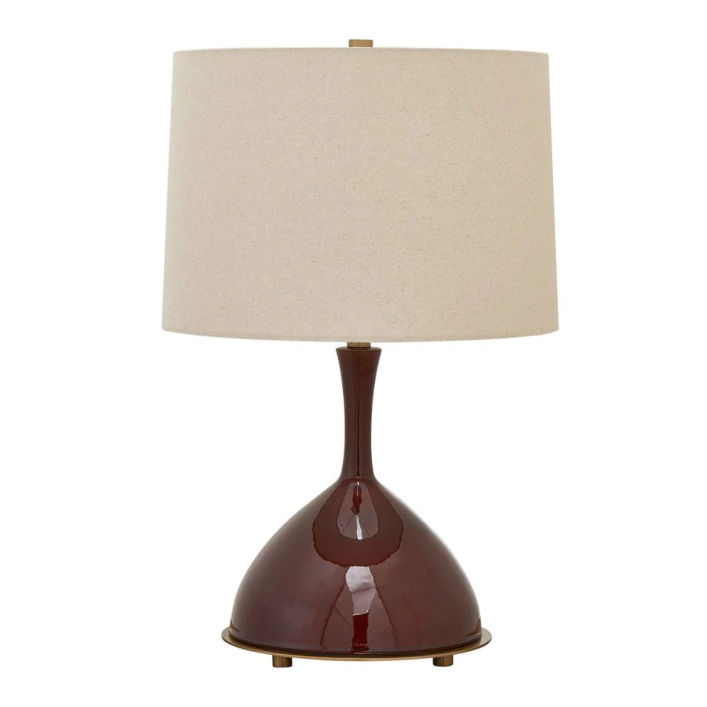 Uttermost Colette Rich Burgundy Table Lamp - Image 3