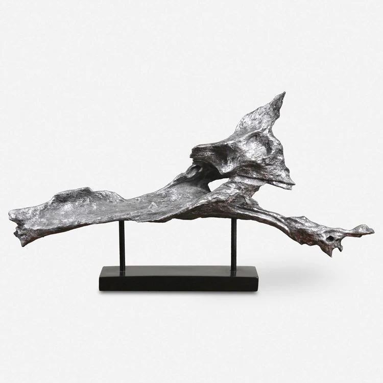 Uttermost Cosma Antiqued Metallic Silver Sculpture