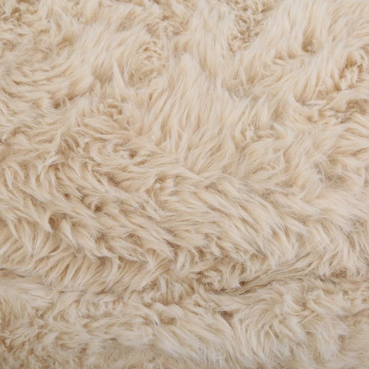Uttermost Crue Caramel Long Haired Faux Sheepskin Barrel Style Swivel Chair - Image 7