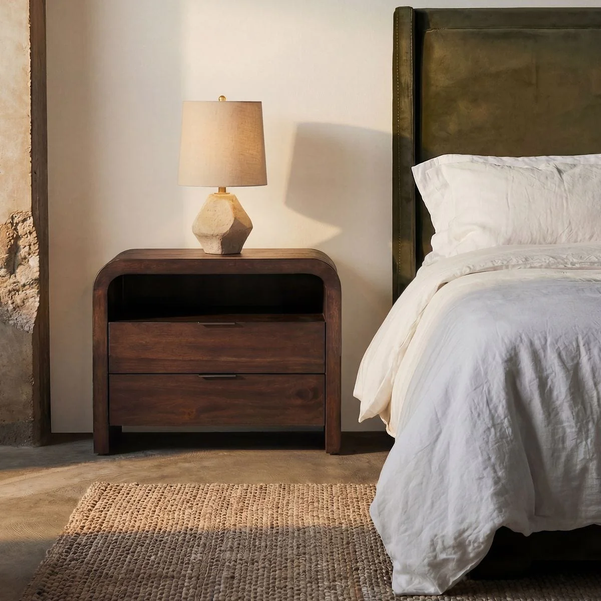 Uttermost Decatur Dark Walnut Finished Side table