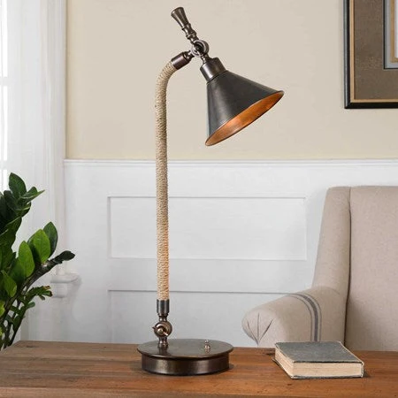 Uttermost Duvall Bronze Desk Lamp - Image 2