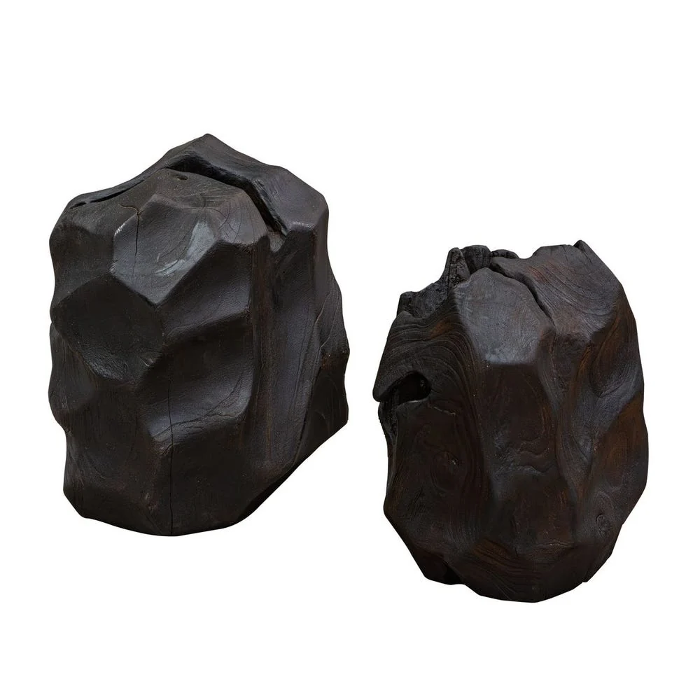 Uttermost Ember Organic Texture Root ~ Set Of Two - Image 5