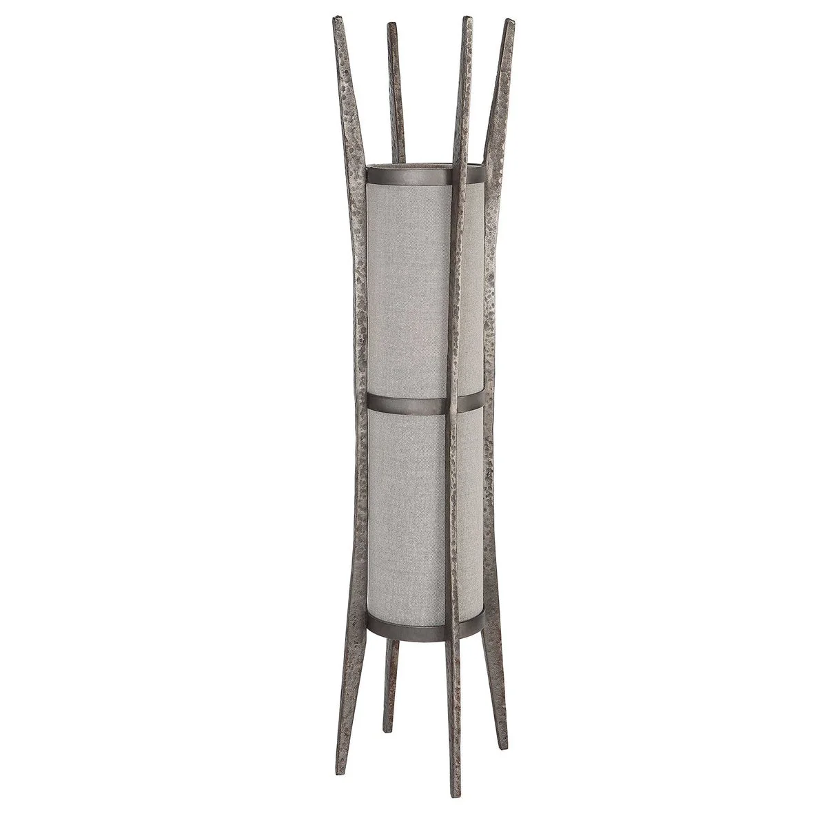 Uttermost Fortress Textured Cast Iron Accent Lamp - Image 4