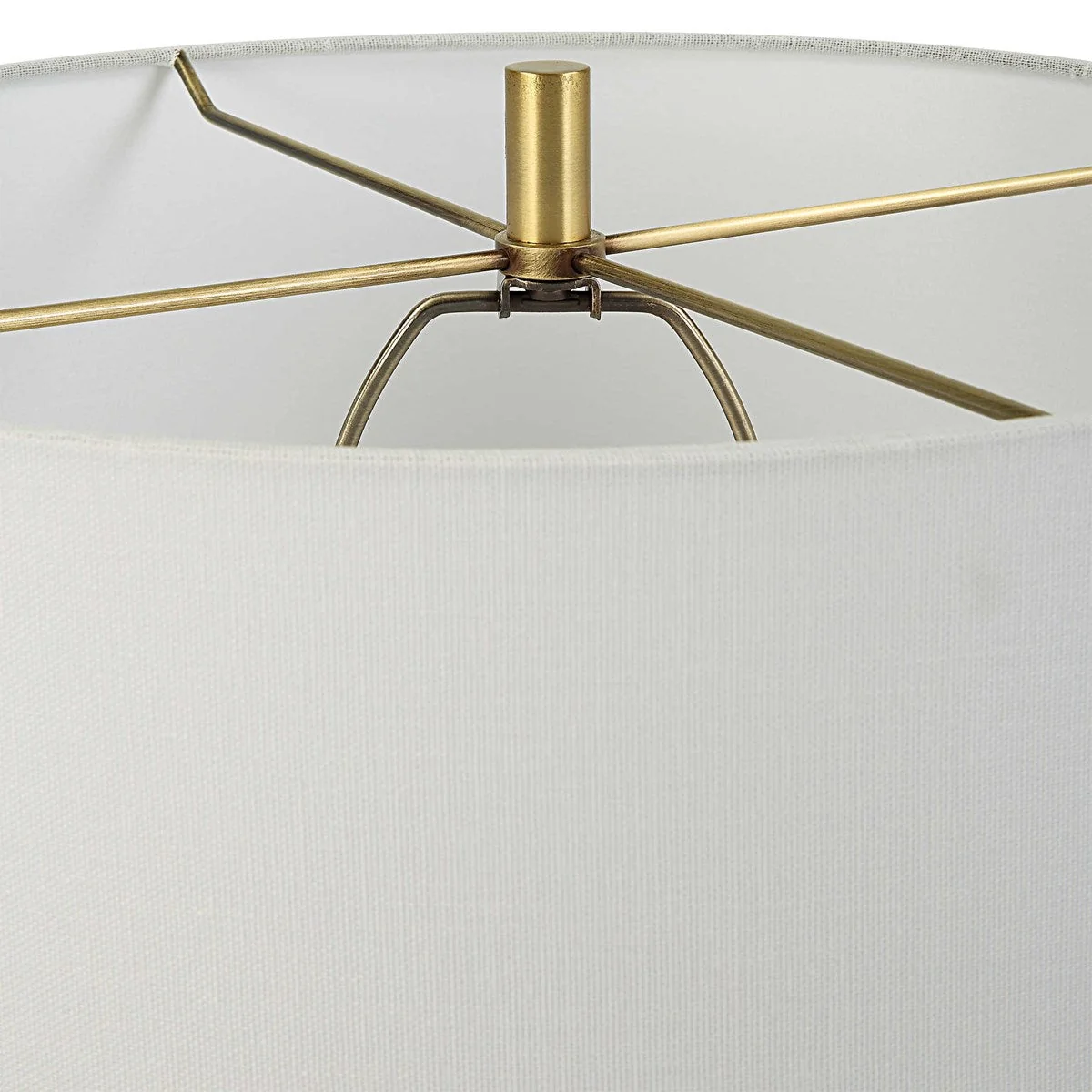 Uttermost Galeno Emerald Green Glazed Ceramic Table Lamp With White Linen Shade - Image 6