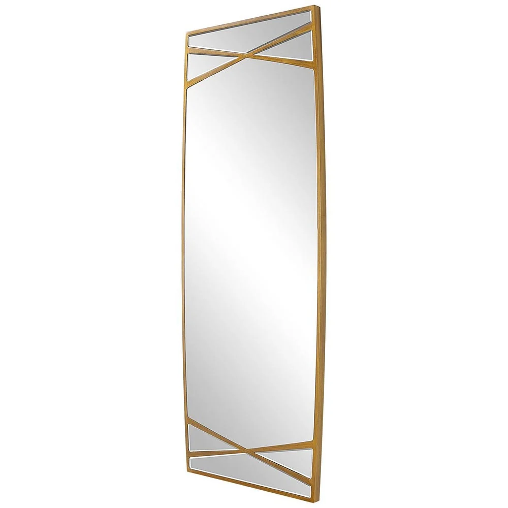 Uttermost Gentry Antique Gold Oversized Mirror - Image 5
