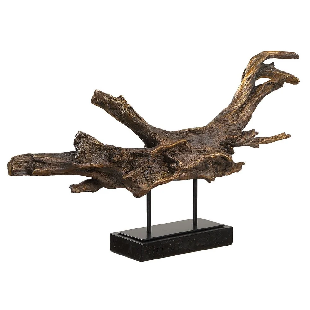 Uttermost Gilded Deep Dark Brown Branch Sculpture - Image 3