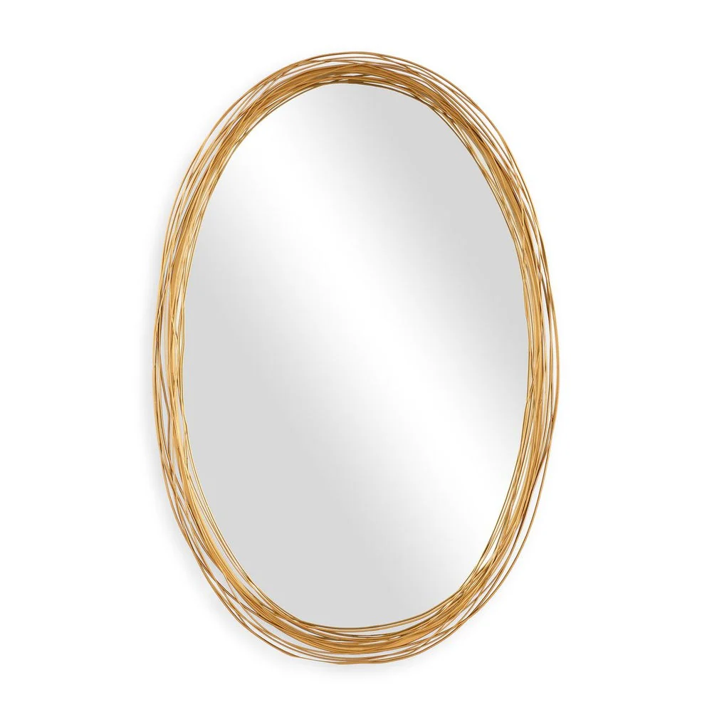 Uttermost Gillian Gold Finish Oval Mirror - Image 4