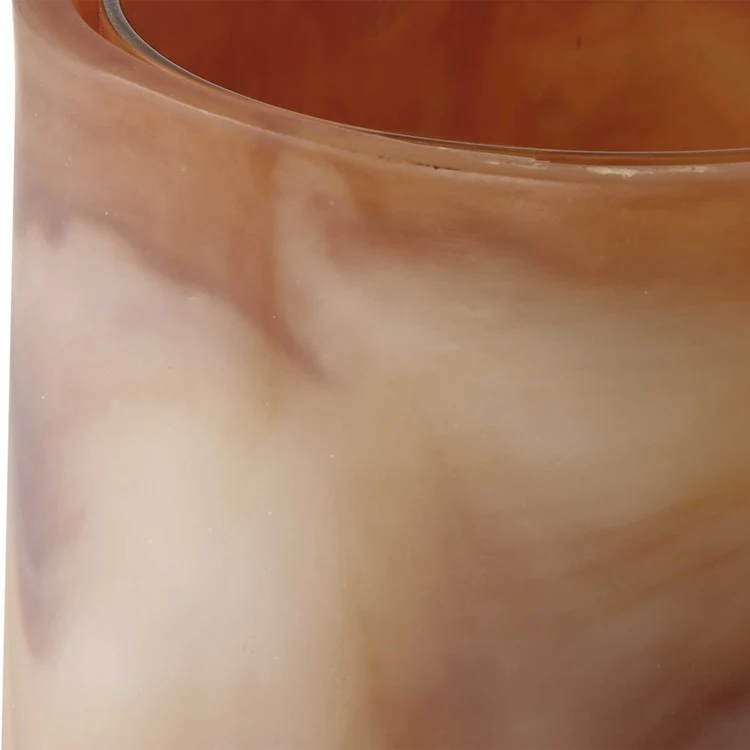 Uttermost Iced Mocha Caramel, Brown and Creamy Swirls Vase - Image 4