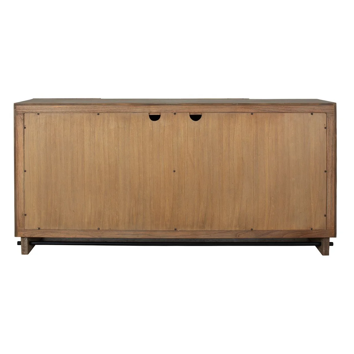 Uttermost Kellem Natural Wood Finish 4 Door Fluted Cabinet - Image 8