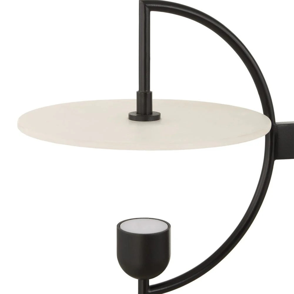 Uttermost Kyoto Alabaster Disks 4 Light LED Chandelier - Image 7