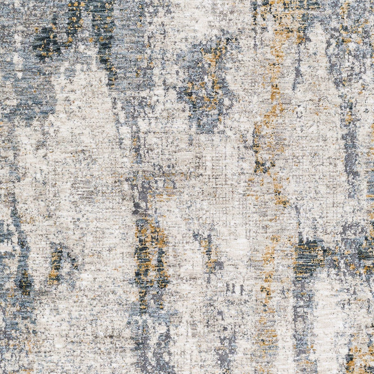 Uttermost Ladoga Beige, Cream, Gray and Denim Blue Modern Abstract Rug ~ 5' x 7'5" - Image 5