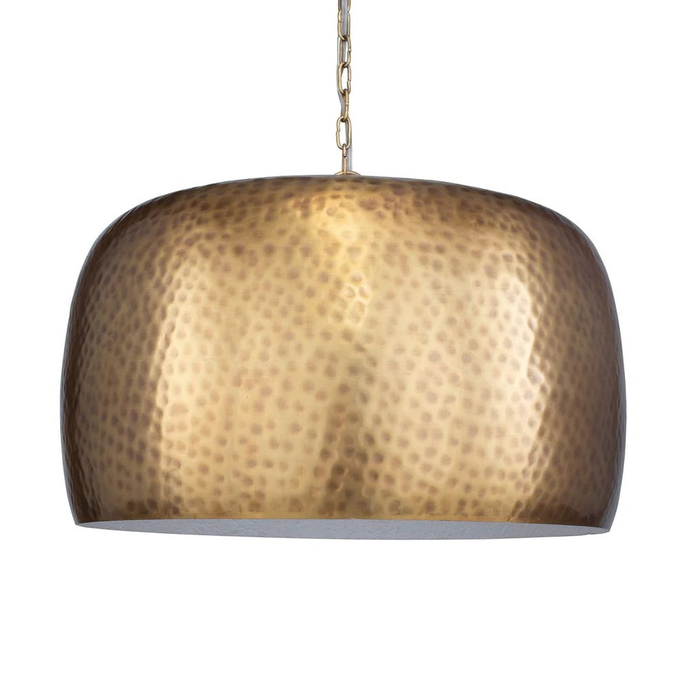 Uttermost Lemont Antique Brass 1 Light Pendant - Image 2