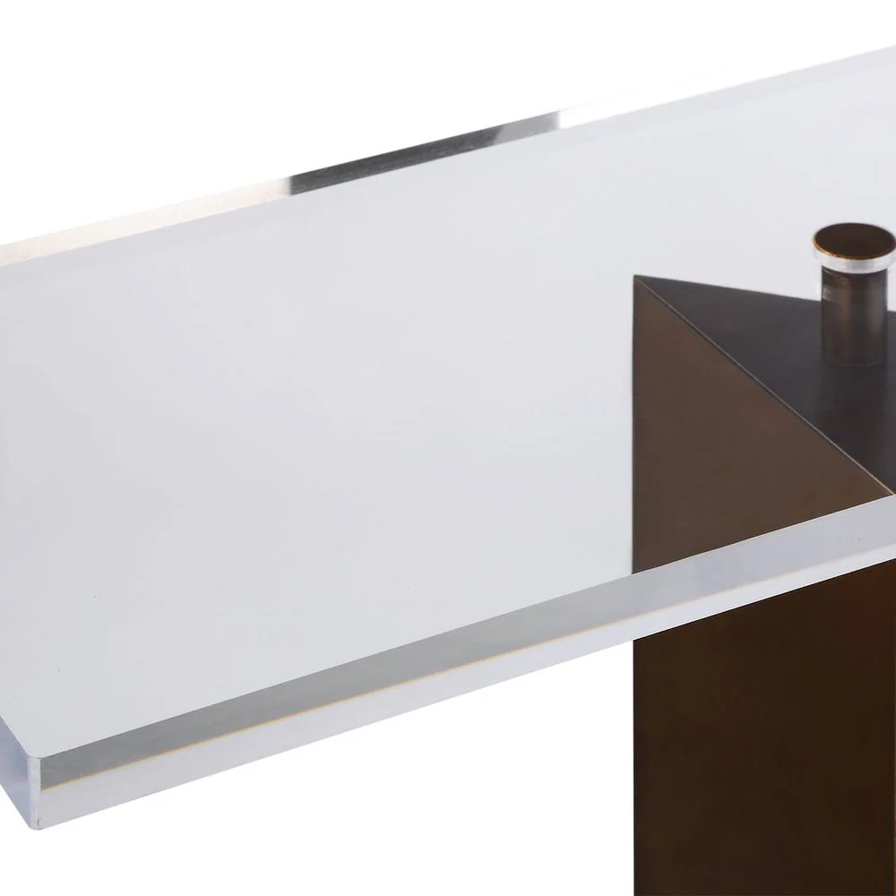 Uttermost McElroy Bronzed Finish Console Table - Image 6