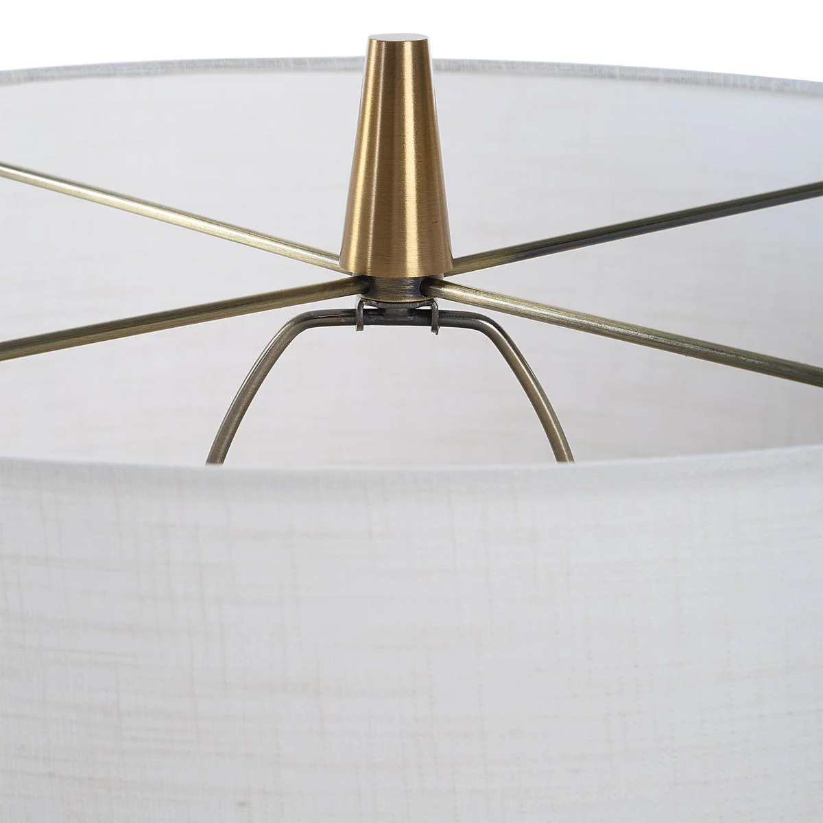 Uttermost Mendell Moss Green Glaze Table Lamp - Image 6