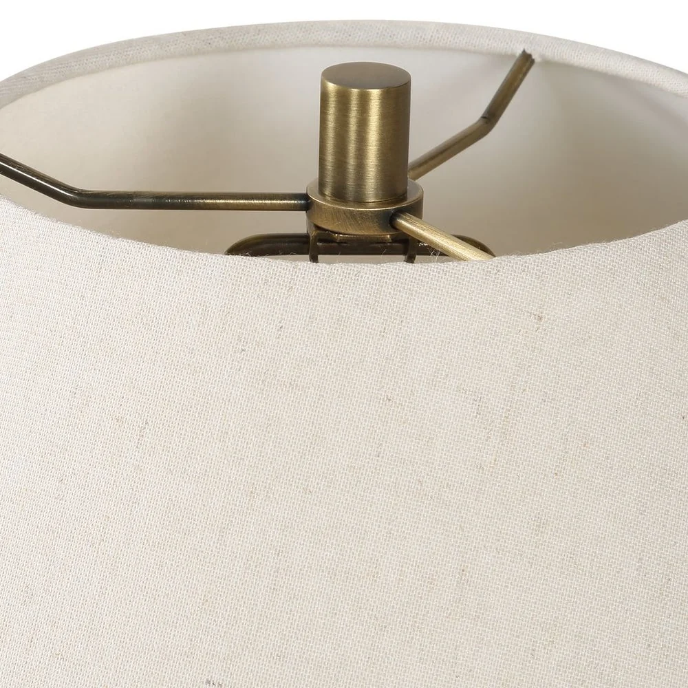 Uttermost Meryl Table Lamp With Off White Linen Fabric - Image 6