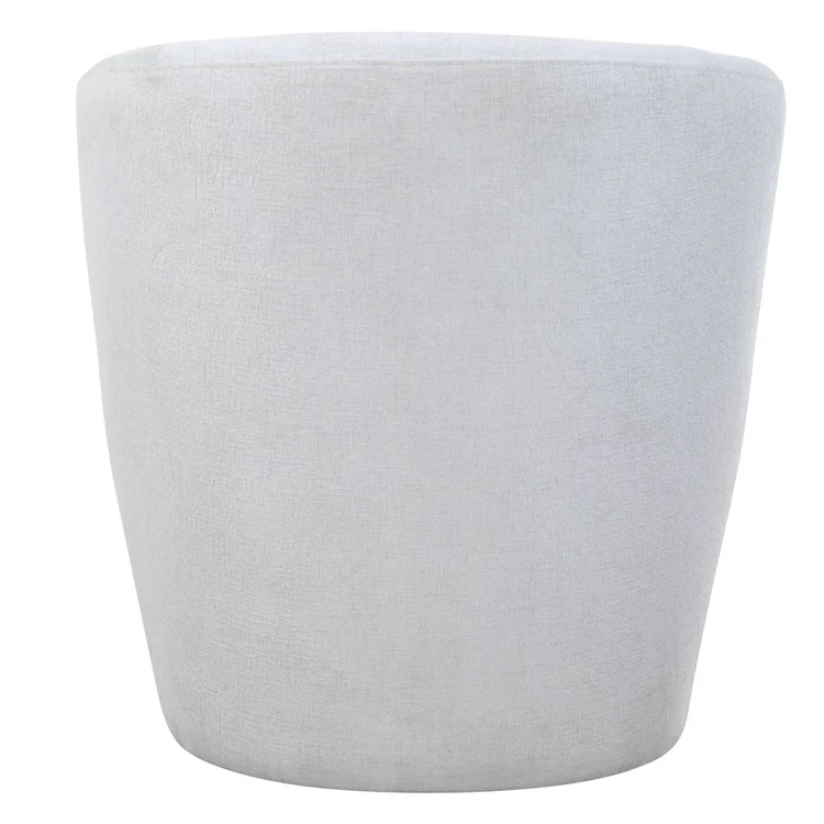 Uttermost Mist Light Cloud Blue Barrel Style Swivel Chair - Image 7