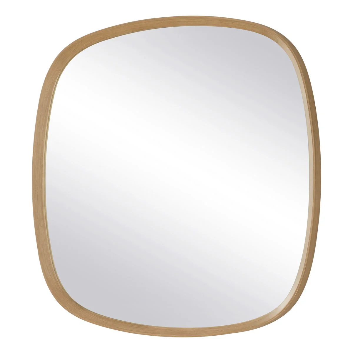 Uttermost Novell Natural Finish Pinewood Framed Round Mirror - Image 4