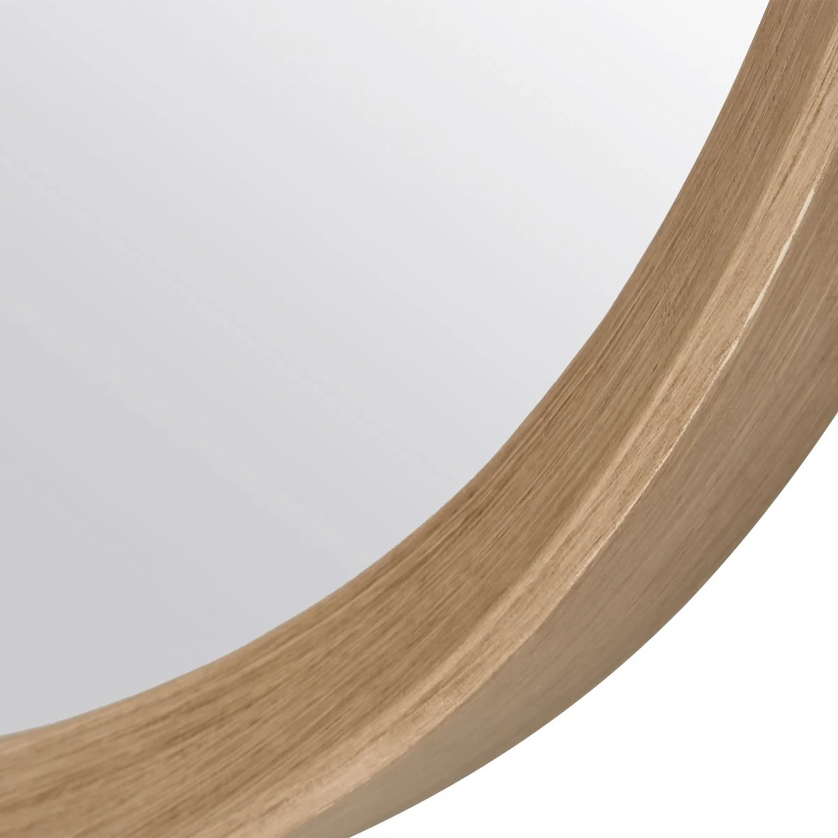 Uttermost Novell Natural Finish Pinewood Framed Round Mirror - Image 5