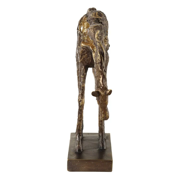 Uttermost Openly Grazing Antiqued Bronze Horse Sculpture - Image 6