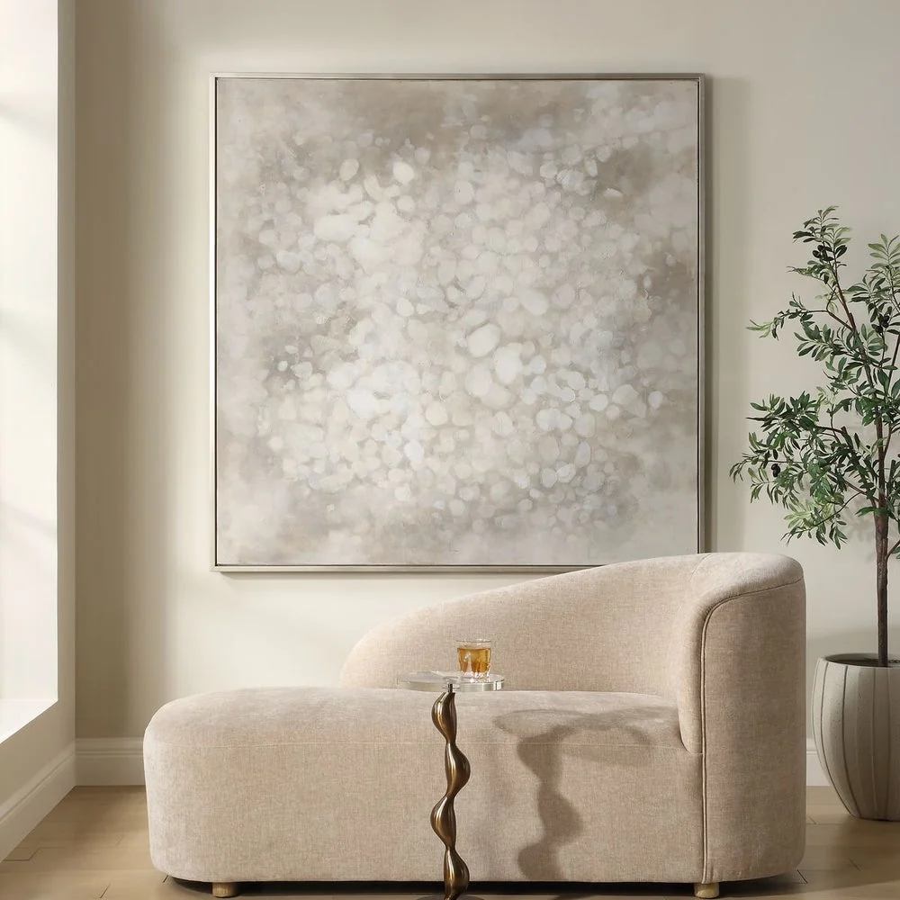 Uttermost Out Of Focus Hand Painted Canvas With Wood Frame