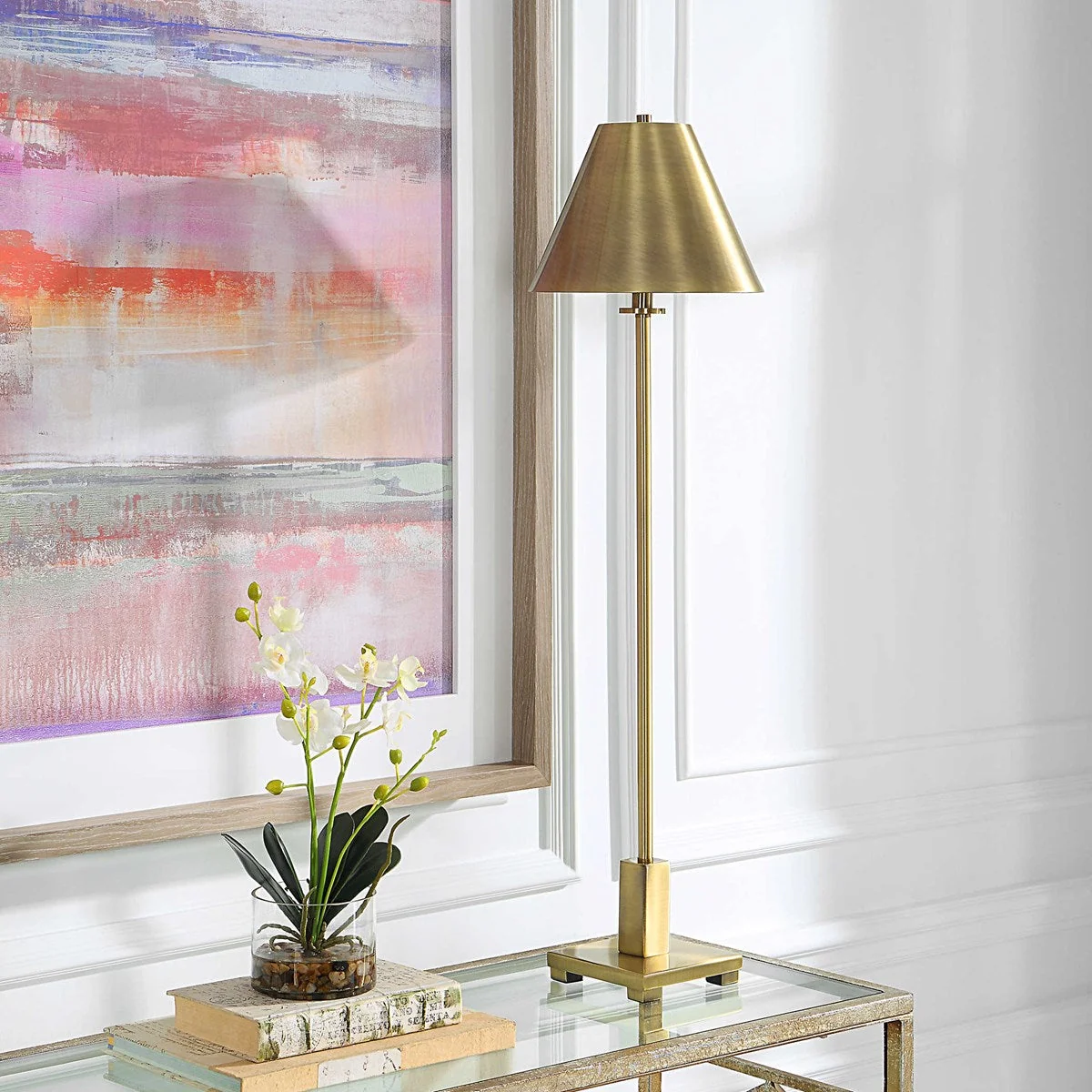Uttermost Pilot Brushed Brass Buffet Lamp - Image 4
