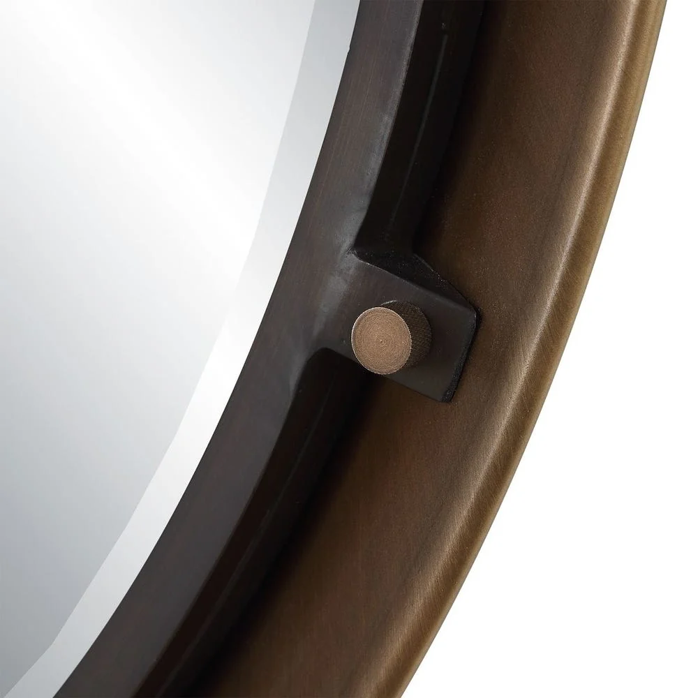 Uttermost Porthole Double Framed Round Mirror - Image 5