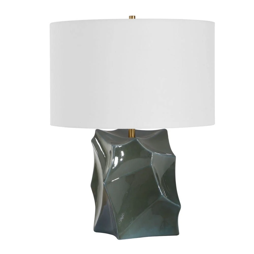 Uttermost Prisma Dark Teal Smoky Bronze Table Lamp - Image 6