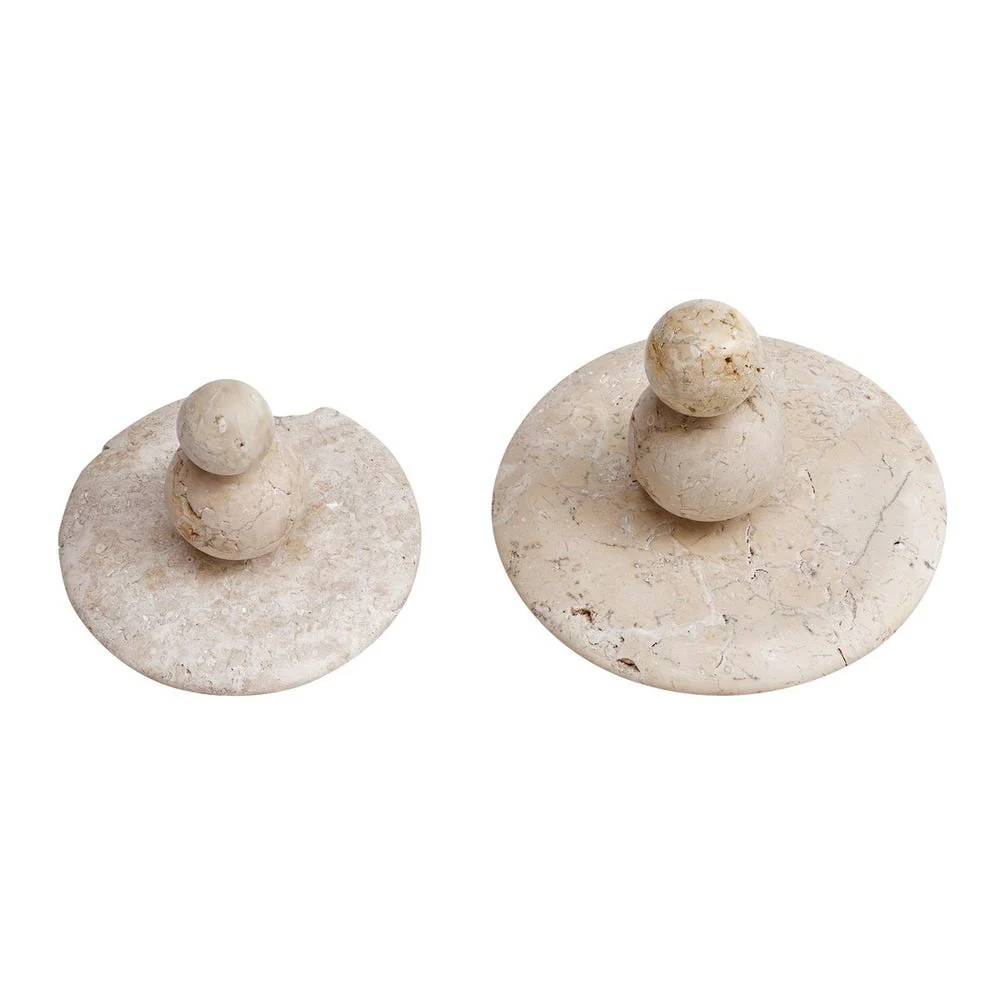 Uttermost Quarried Stone Sculptures ~ Set Of 2 ~ Indoor & Outdoor Use - Image 4