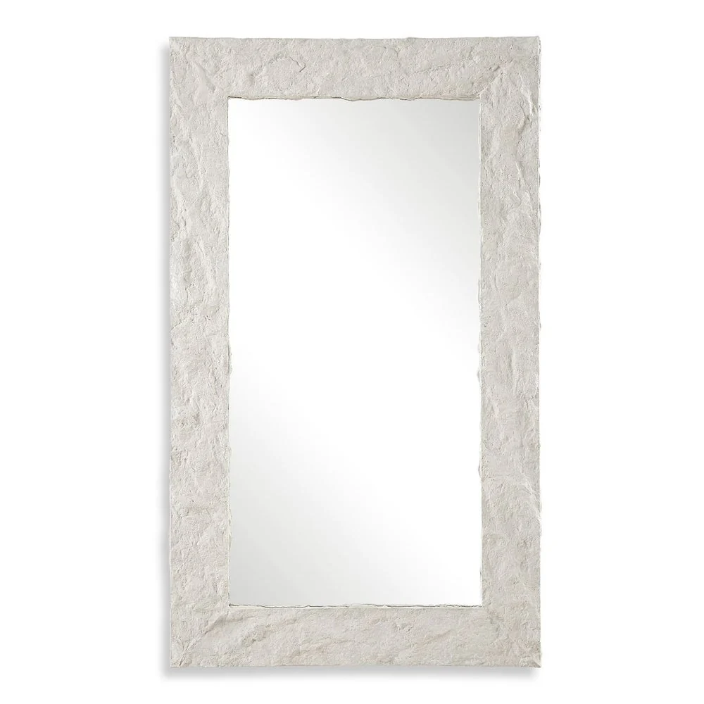 Uttermost Quarry Rustic Aged Ivory Rectangle Mirror - Image 4