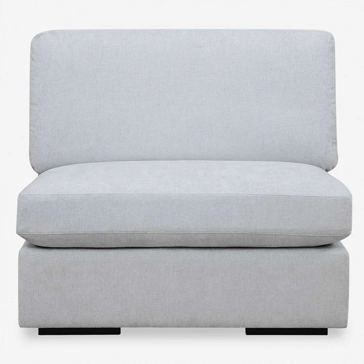 Uttermost Refuge Modular Sofa ~ Cloud Blue Performance Fabric - Image 2
