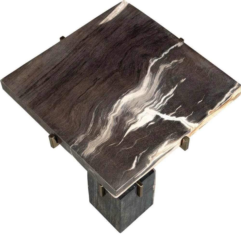Uttermost Rowman Petrified Wood Accent Table - Image 6